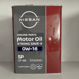 Моторное масло Nissan Motor Oil Strong Save X 0W-16, 4 л.